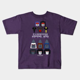 CASSETTES BEFORE JETS (VERTICAL) Kids T-Shirt